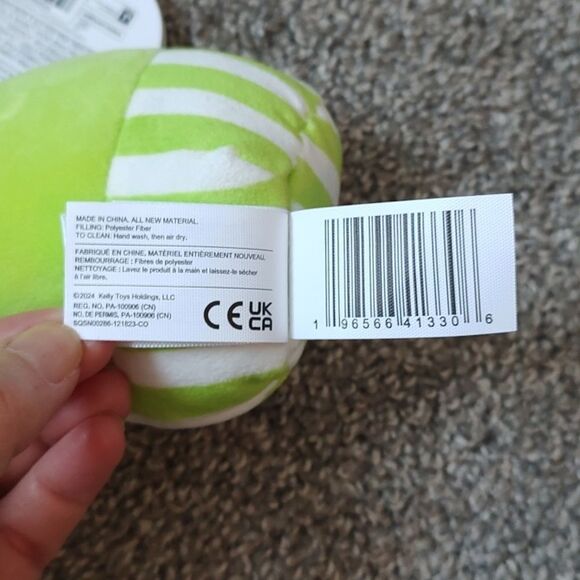 New With Tag Squishmallows Hello Kitty‎ And Friends Keroppi 3.5" Clip-on Plush - Picture 9 of 12